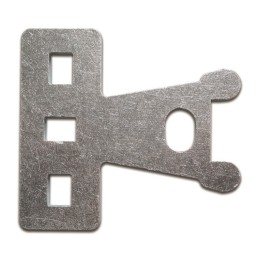 PORTALUCCHETTO PIANO VERTIC ACC ZINC 8X110 MM