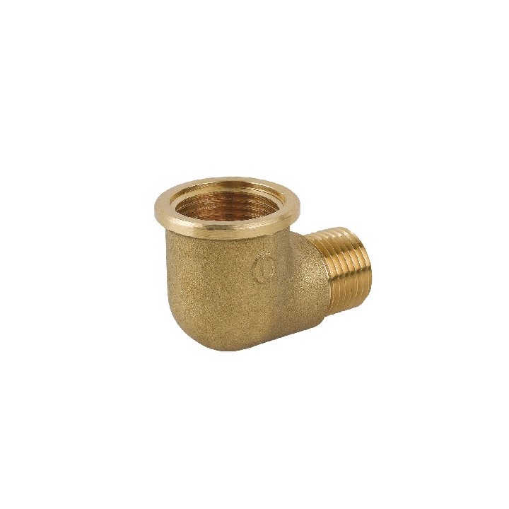 GOMITO RIDOTTO MF IN OTTONE GIALLO 3/4" x 1"