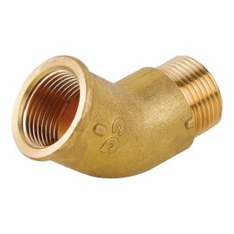 GOMITO 45° MF IN OTTONE GIALLO 1"