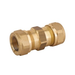 RACCORDO DOPPIO PER TUBO FERRO 1/2