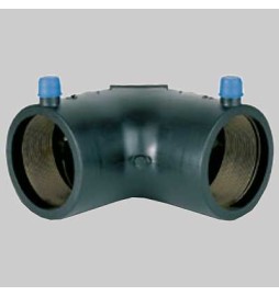 CURVA A 90° PE 100-S5 GAS ELETTROSALDABILE - Ø 90
