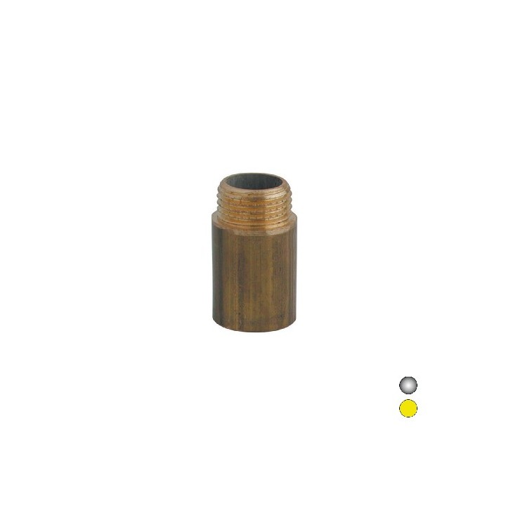 PROLUNGA IN BARRA OTTONE 1/2" x 80 Cromata