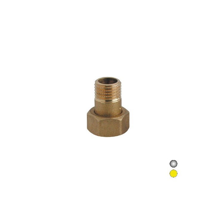 BOCCHETTONE CON O-RING E CALOTTA 3/4" X 1" Cromato