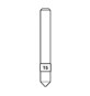 SILCA D740378ZB TASTATORE T5(VIRO) P/DUPL. MATRIX