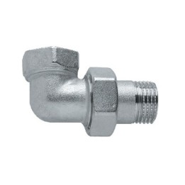 RACCORDO CURVO 3 PZ NICHELATO 3/4" Cromo