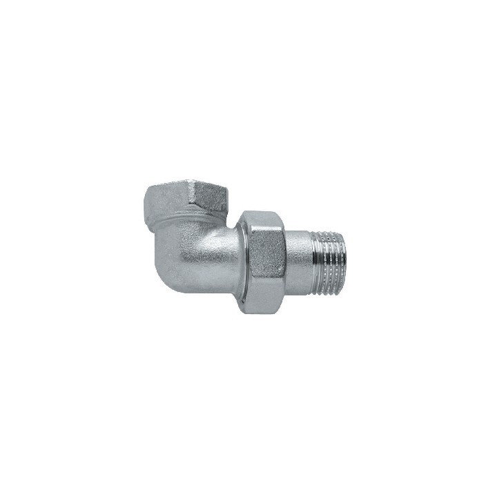 RACCORDO CURVO 3 PZ NICHELATO 1" Cromo