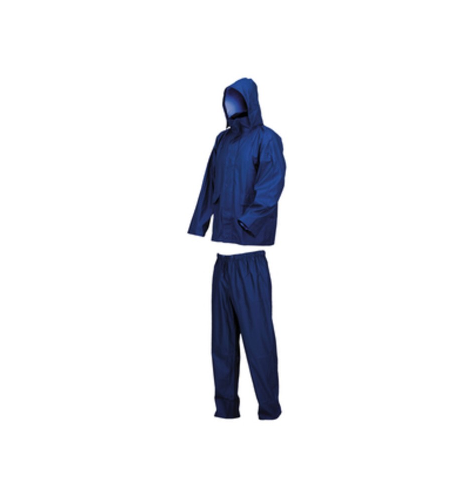 COMPLETO IMPERMEABILE LLUVIA TG.XXXL BLU