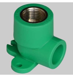 GOMITO FILETTATO CON STAFFA FEMMINA - 1/2 x 20