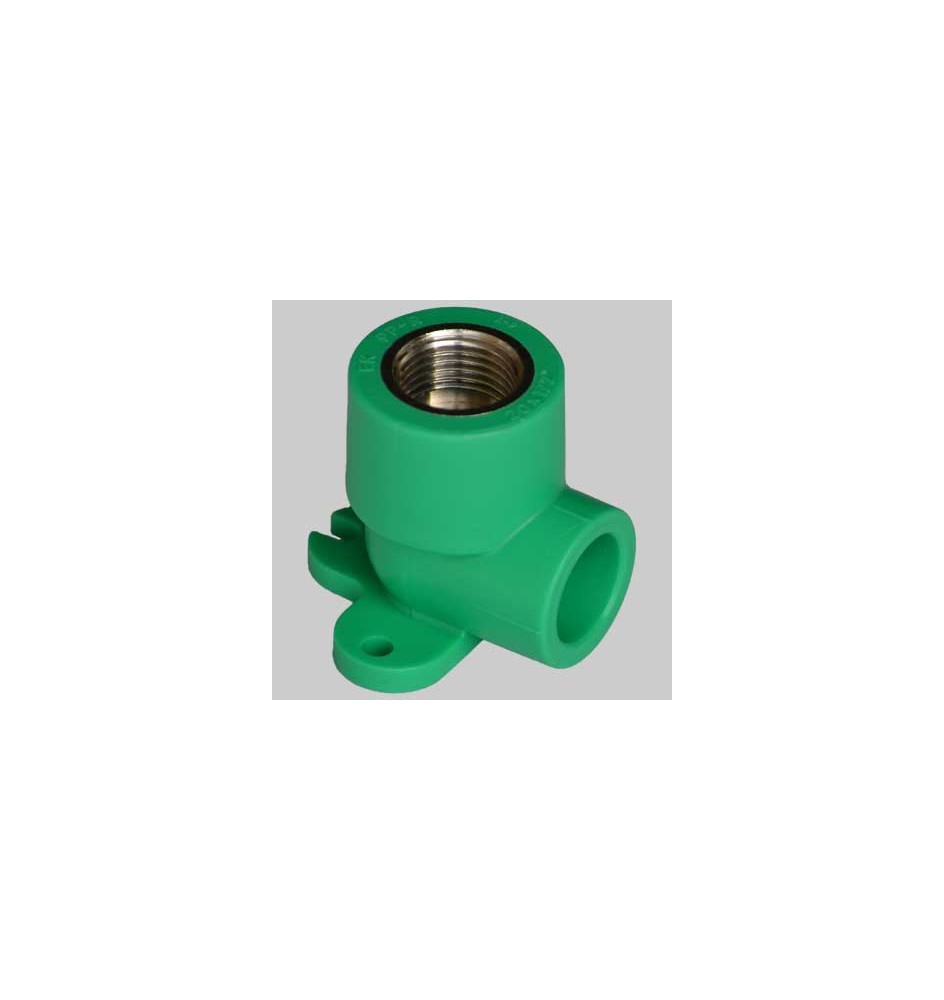GOMITO FILETTATO CON STAFFA FEMMINA - 1/2 x 20