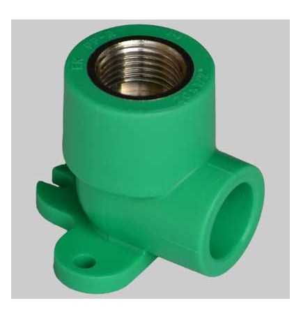 GOMITO FILETTATO CON STAFFA FEMMINA - 1/2 x 20