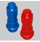Tappo prova impianti doppio - 3/4 - 1/2 Rosso