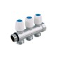 COLLETTORE CON RUBINETTO D'ARRESTO MAXIMA VERTI 3/4 3 vie 24x19fil D.18