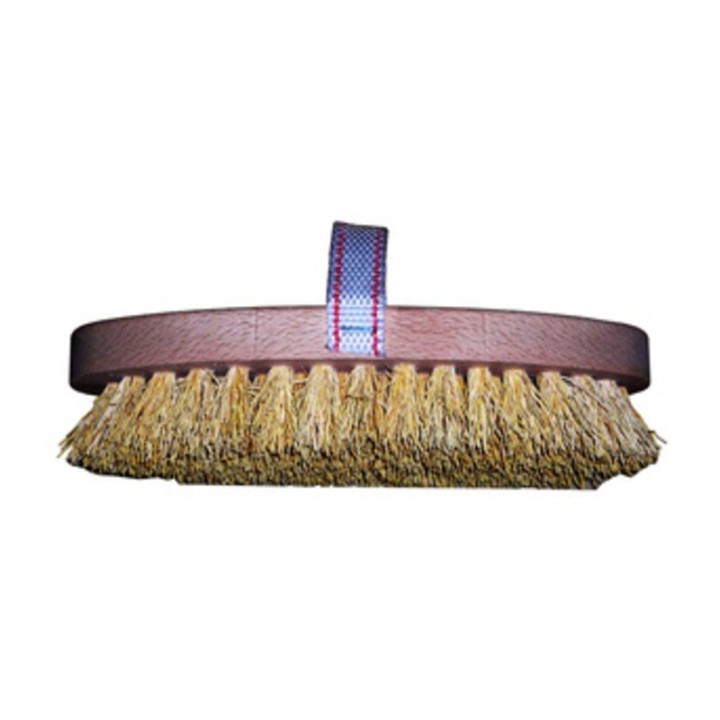BRUSCA IN FIBRA NATURALE C/SUPPORTO IN LEGNO