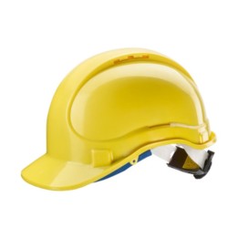 ELMETTO PROTEZIONE ABS C SOTTOMENTO EN397 GIALLO