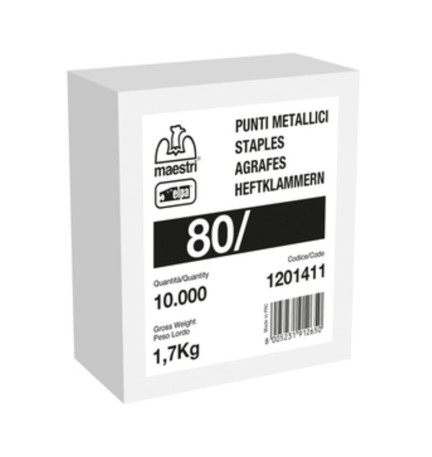 MAESTRI PUNTI SPILLATRICE 80/12 10000 PZ GALVA