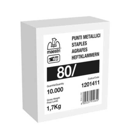MAESTRI PUNTI SPILLATRICE 80/16 10000 PZ GALVA