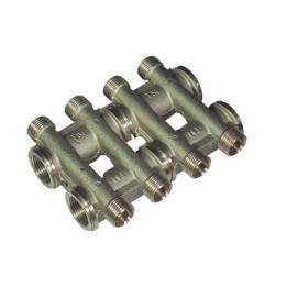 COLLETTORE COMPLANARE DA 3/4 x 1/2 PER OGIVA TEFLON 4 x 4 Vie