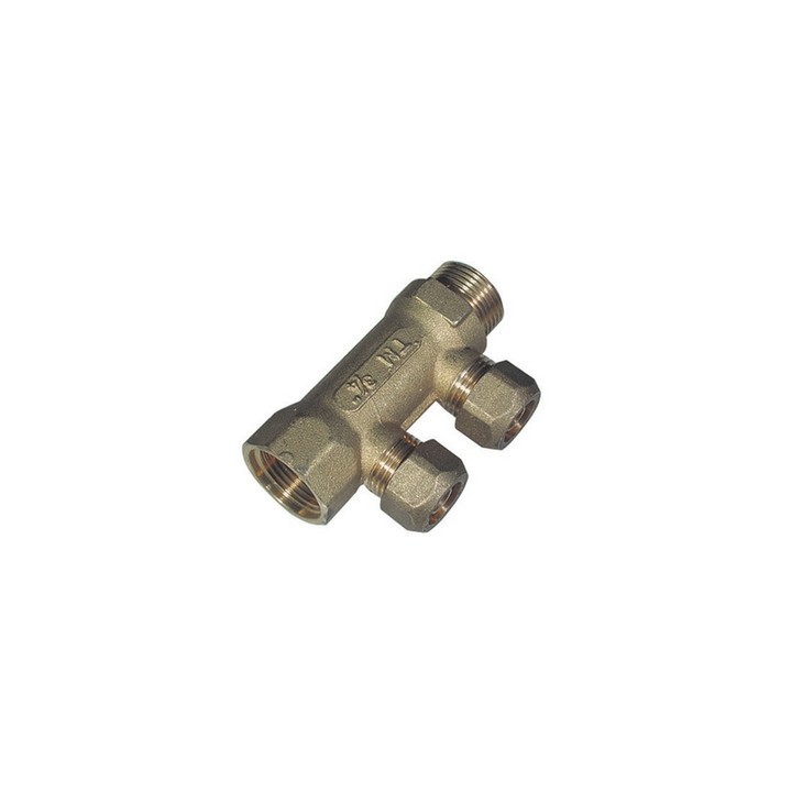 COLLETTORE MF DA 3/4 2 VIE PER COBRA-PEX 3/4 x 18