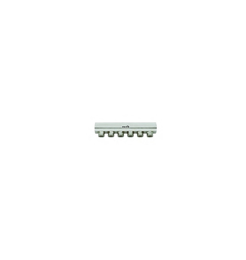 COLLETTORE DI DISTRIBUZIONE 3/4" DERIVAZIONI 24X19 INT. 36 3/4 x 4 Vie L. 157 mm