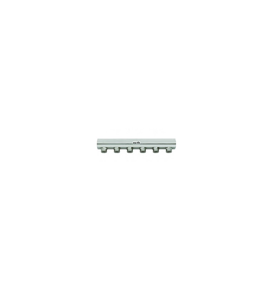 COLLETTORE DI DISTRIBUZIONE 1" DERIVAZIONE 24X19 INT. 50 1" x 4 Vie L. 214 mm