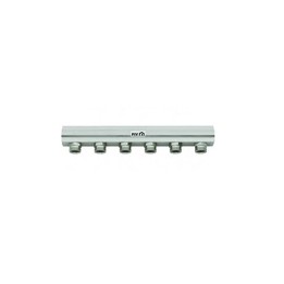 COLLETTORE DI DISTRIBUZIONE 1" DERIVAZIONE 24X19 INT. 50 1" x 10 Vie L. 514 mm