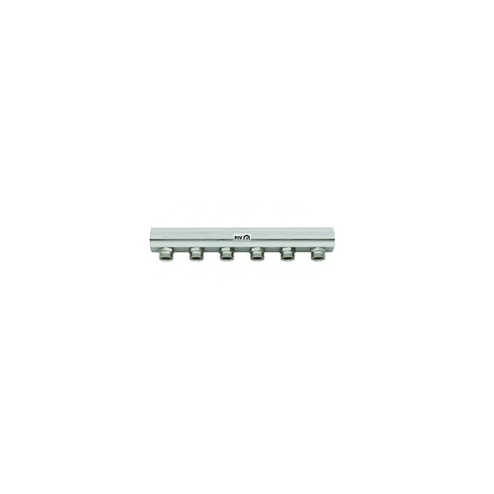 COLLETTORE DI DISTRIBUZIONE 1" DERIVAZIONE 24X19 INT. 50 1" x 11 Vie L. 564 mm