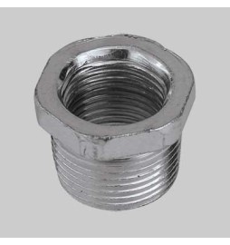 RIDUZIONE CON VITE MASCHIO/FEMMINA ACCIAIO - 3/4 x 3/8