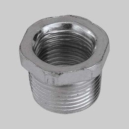 RIDUZIONE CON VITE MASCHIO/FEMMINA ACCIAIO - 1" x 1/2