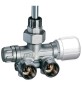 VALVOLA MONO-BITUBO TERMOSTATIZZABILE SQUADRA SX C/BOCCHETTONE Diam. 1/2