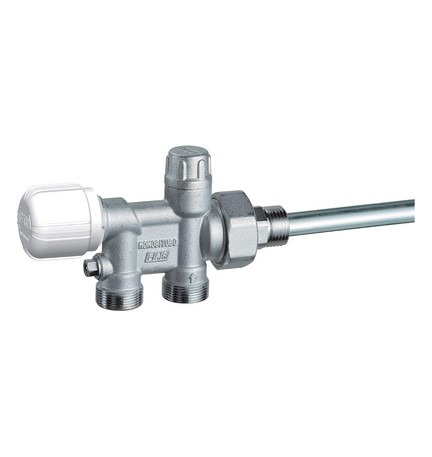 VALVOLA MONO-BITUBO TERMOSTATIZZABILE CROMATA (FAR) 3/4"