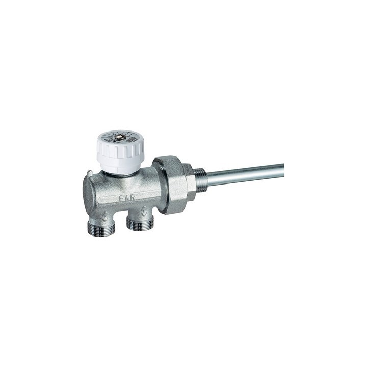 VALVOLA MONOSTILE MANUALE CROMATA (FAR) 1" x 14 DX
