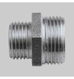 RIDUZIONE CON VITE MASCHIO ACCIAIO - 1" x 1/2