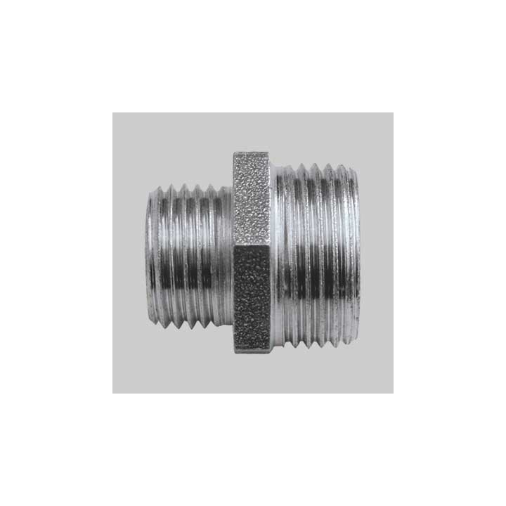 RIDUZIONE CON VITE MASCHIO ACCIAIO - 1" x 3/4