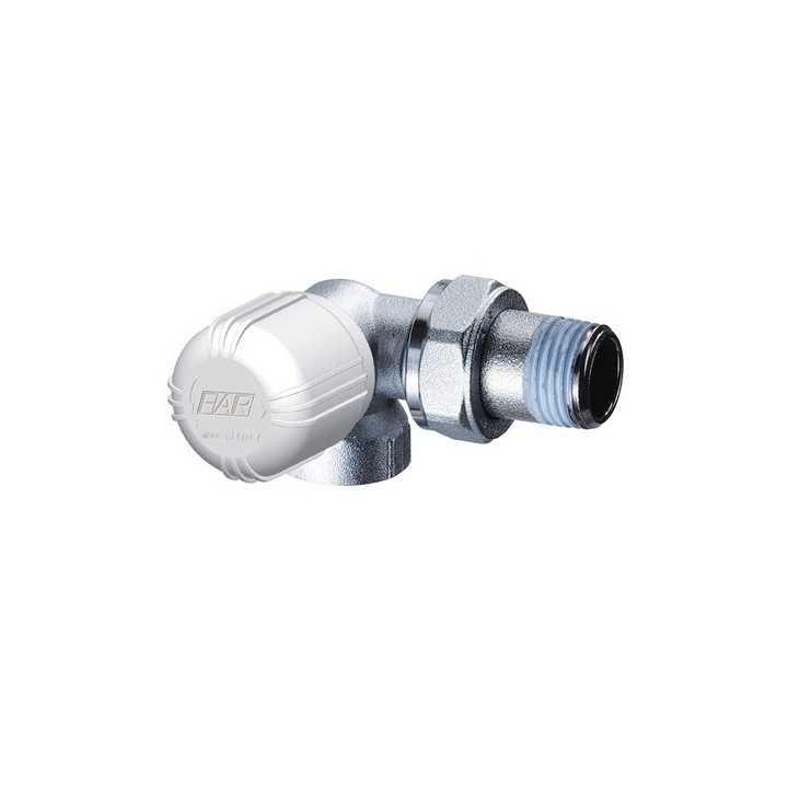 VALVOLA TERMOSTATIZZABILE A SQUADRA DX FERRO 3/8