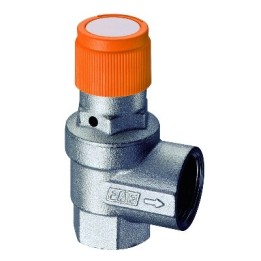 VALVOLA DI SICUREZZA ORDINARIA CROMATA PER IMPIANTI SOLARI 3 bar