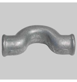 CURVA A SORPASSO FEMMINA/FEMMINA ZINCATA - 1"