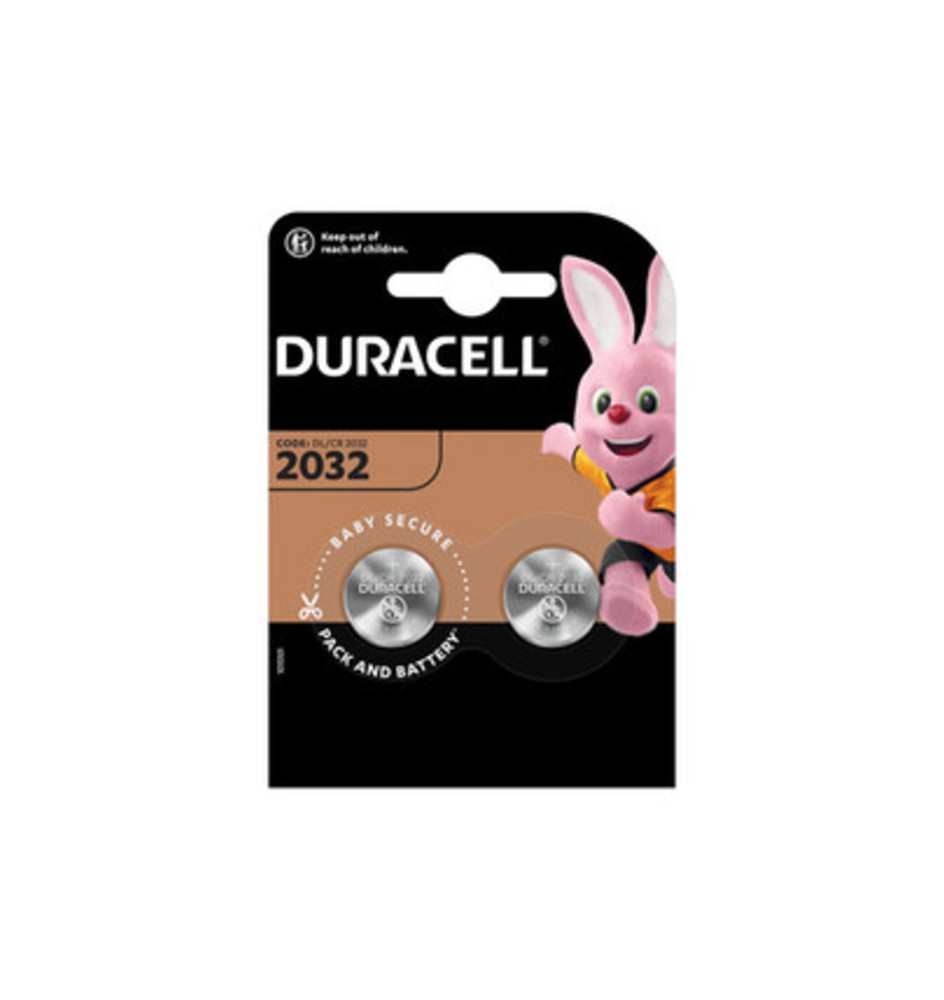 DURACELL BATTERIA A BOTTONE CR2032 BL 2 PZ