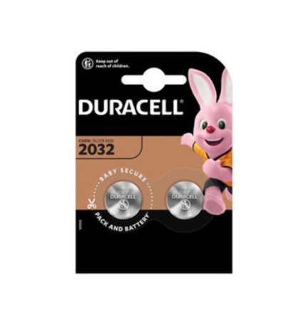DURACELL BATTERIA A BOTTONE CR2032 BL 2 PZ