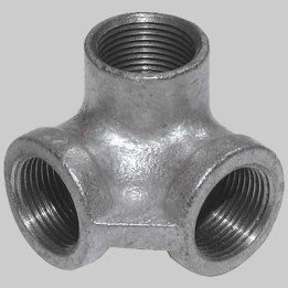 DISTRIBUZIONE A GOMITO ZINCATO - 1"