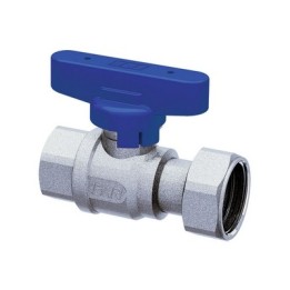 VALVOLA D'INTERCETTAZIONE A SFERA F-F CROMATA CON CALOTTA MOBILE 1/2" - 3/4"