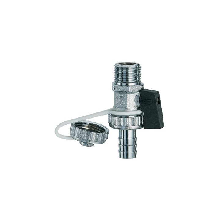 RUBINETTO DI SCARICO CALDAIA CROMATO 1/2"