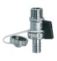 RUBINETTO DI SCARICO CALDAIA CROMATO 1/2"