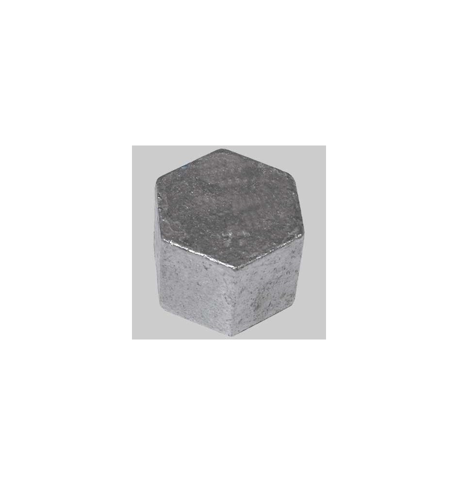 CALOTTA ESAGONALE ZINCATA - 1"1/2