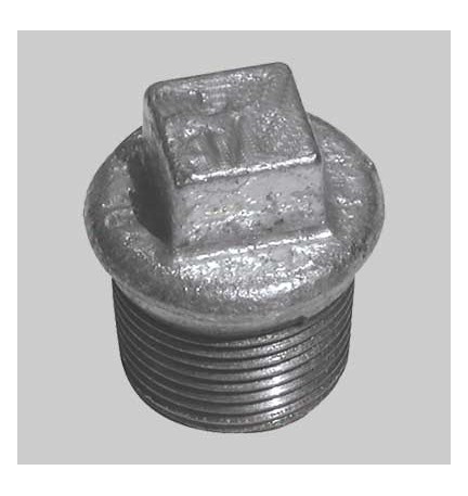 TAPPO MASCHIO ZINCATO - 1"1/4