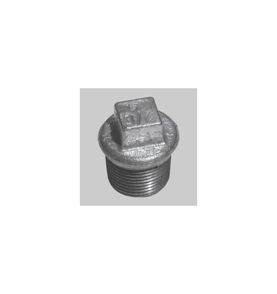 TAPPO MASCHIO ZINCATO - 3"