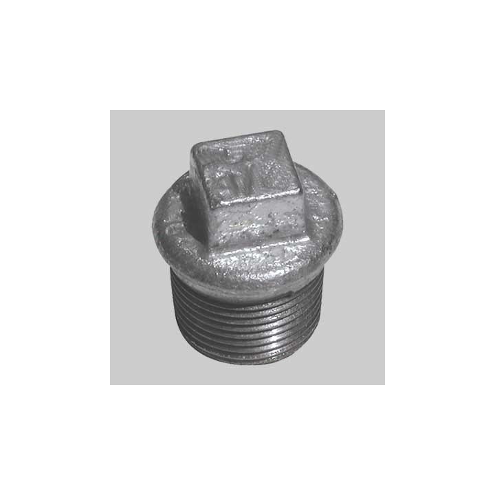 TAPPO MASCHIO ZINCATO - 3"