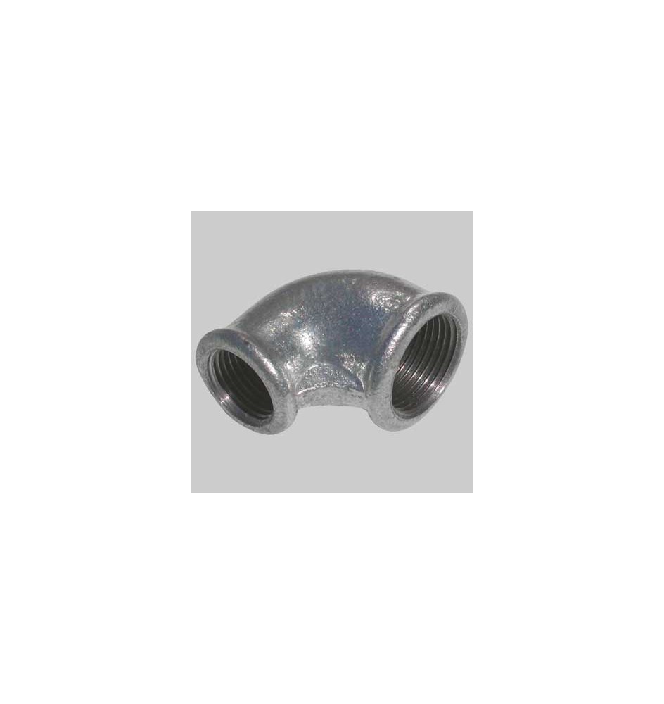 GOMITO RIDOTTO FEMMINA/FEMMINA ZINCATO - 1/2 x 3/8