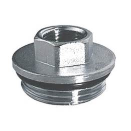 RIDUZIONE TERMINALE CROMATA PER COLLETTORI (FAR) 1" x 3/8