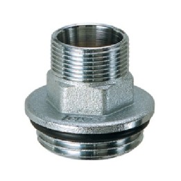 RACCORDO CROMATO CON ATTACCO INTERCAMBIABILE 3/4"