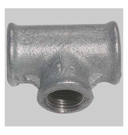 TEE RIDOTTO ZINCATO - 1"1/2 x 1"1/4 x 1"1/2